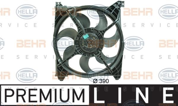 Hella 8EW 351 034-711 Вентилятор, система охолодження двигуна 8EW351034711: Купити в Україні - Добра ціна на EXIST.UA!