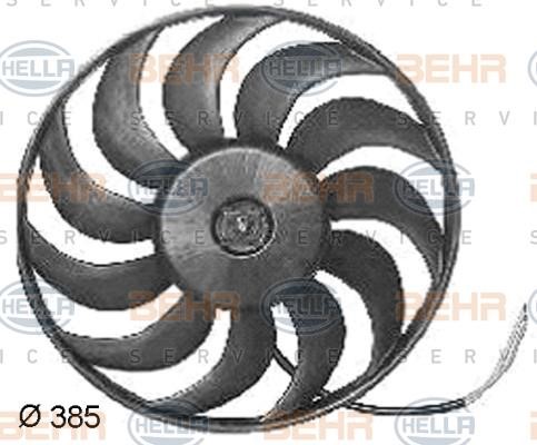 Hella 8EW 351 038-361 Вентилятор, система охолодження двигуна 8EW351038361: Купити в Україні - Добра ціна на EXIST.UA!