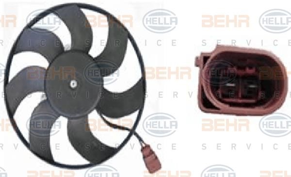 Hella 8EW 351 040-414 Вентилятор, система охолодження двигуна 8EW351040414: Купити в Україні - Добра ціна на EXIST.UA!