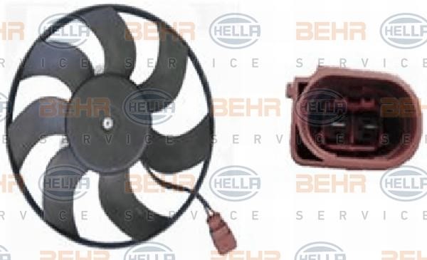 Hella 8EW 351 039-201 Вентилятор радіатора охолодження 8EW351039201: Купити в Україні - Добра ціна на EXIST.UA!
