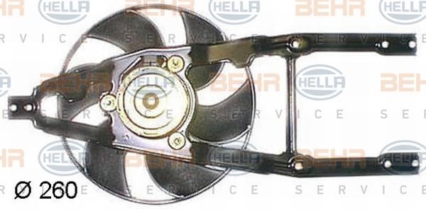 Hella 8EW 351 044-461 Вентилятор, охолодження двигуна 8EW351044461: Купити в Україні - Добра ціна на EXIST.UA!