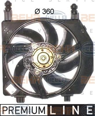Hella 8EW 351 043-581 Вентилятор, система охолодження двигуна 8EW351043581: Купити в Україні - Добра ціна на EXIST.UA!