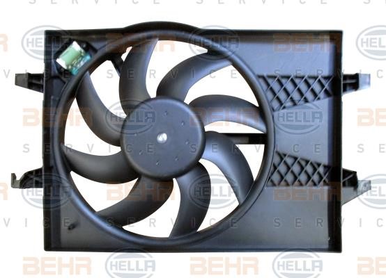 Hella 8EW 351 043-661 Вентилятор, система охолодження двигуна 8EW351043661: Купити в Україні - Добра ціна на EXIST.UA!