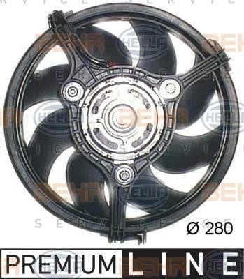 Hella 8EW 351 044-041 Вентилятор, система охолодження двигуна 8EW351044041: Приваблива ціна - Купити в Україні на EXIST.UA!