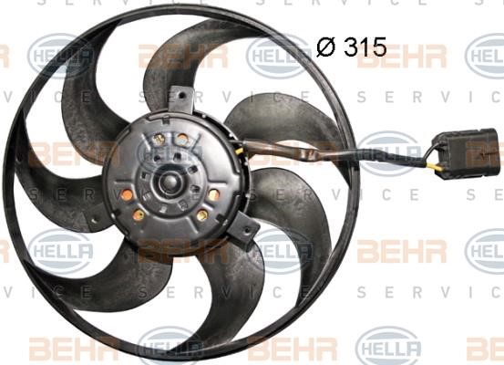 Hella 8EW 351 044-071 Вентилятор, система охолодження двигуна 8EW351044071: Купити в Україні - Добра ціна на EXIST.UA!