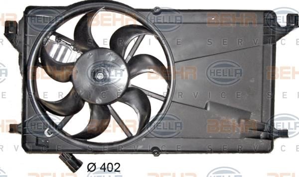 Hella 8EW 351 150-424 Вентилятор, система охолодження двигуна 8EW351150424: Купити в Україні - Добра ціна на EXIST.UA!