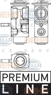 Hella 8UW 351 239-611 Клапан розширювальний кондиціонеру 8UW351239611: Купити в Україні - Добра ціна на EXIST.UA!