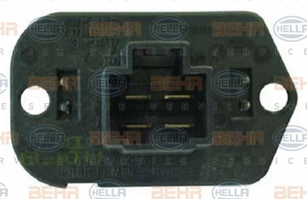 Hella 9ML 351 321-351 Резистор електродвигуна вентилятора 9ML351321351: Купити в Україні - Добра ціна на EXIST.UA!