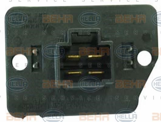 Hella 9ML 351 321-371 Резистор електродвигуна вентилятора 9ML351321371: Приваблива ціна - Купити в Україні на EXIST.UA!