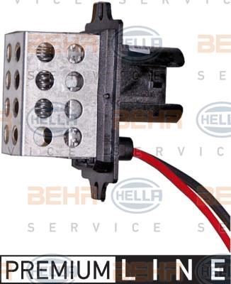 Hella 9ML 351 332-181 Резистор електродвигуна вентилятора 9ML351332181: Купити в Україні - Добра ціна на EXIST.UA!