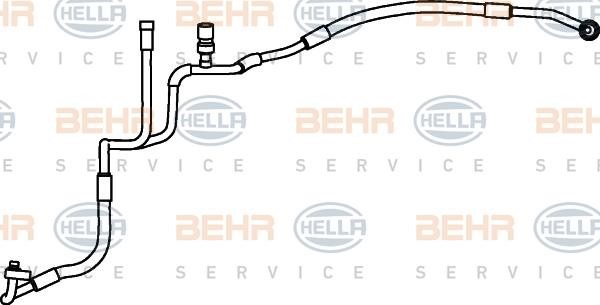 Hella 9GS 351 337-211 Трубка кондиціонера 9GS351337211: Купити в Україні - Добра ціна на EXIST.UA!