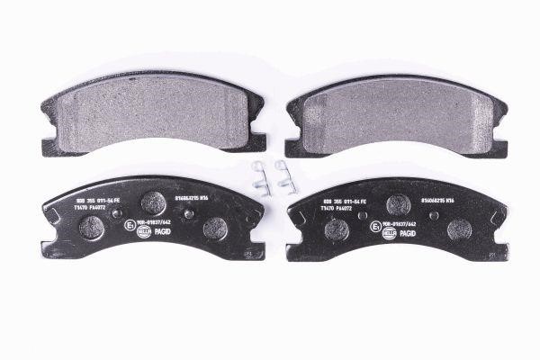 8DB355011541 Hella Тормозные колодки дисковые, комплект