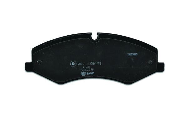 Тормозные колодки дисковые, комплект Hella 8DB 355 015-081