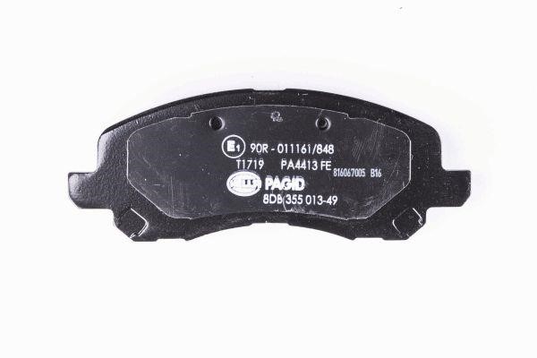 8DB355013491 Hella - Тормозные колодки дисковые, комплект 8DB 355 013 ...