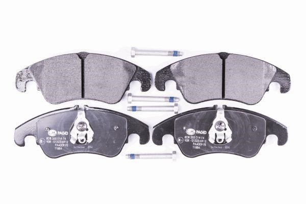 8DB355014741 Hella Тормозные колодки дисковые, комплект