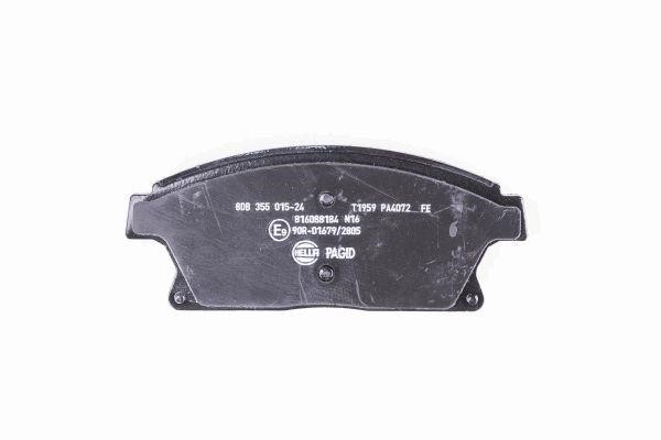 Тормозные колодки дисковые, комплект Hella 8DB 355 015-241