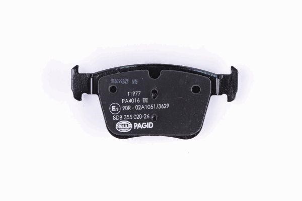 Тормозные колодки дисковые, комплект Hella 8DB 355 020-261