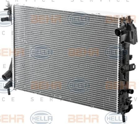 Hella 8MK 376 700-341 Радіатор охолодження двигуна 8MK376700341: Купити в Україні - Добра ціна на EXIST.UA!