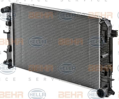Hella 8MK 376 701-001 Радіатор охолодження двигуна 8MK376701001: Купити в Україні - Добра ціна на EXIST.UA!
