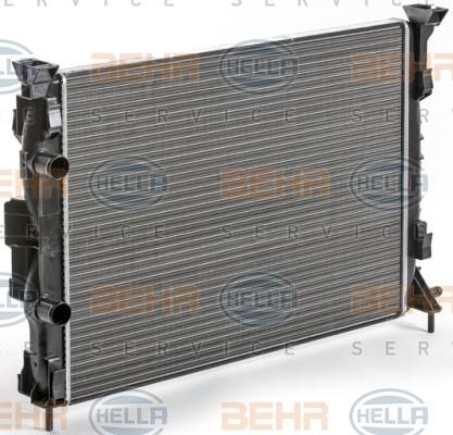 Радіатор охолодження двигуна Hella 8MK 376 700-681