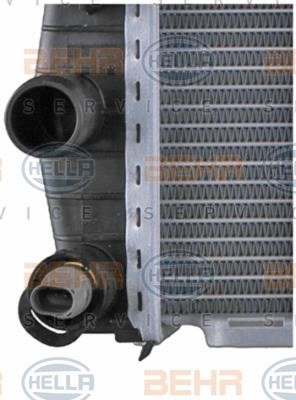 Hella 8MK 376 719-181 Радіатор охолодження двигуна 8MK376719181: Купити в Україні - Добра ціна на EXIST.UA!