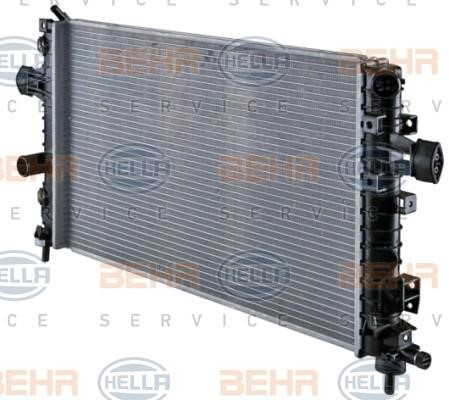 Радіатор охолодження двигуна Hella 8MK 376 745-771