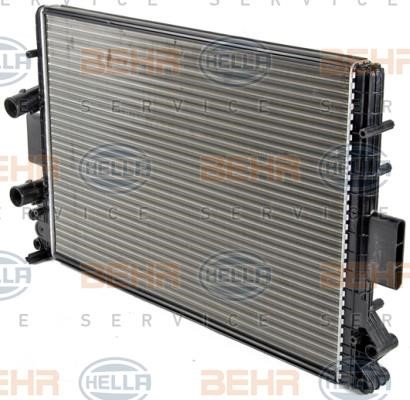 Hella 8MK 376 754-391 Радіатор охолодження двигуна 8MK376754391: Купити в Україні - Добра ціна на EXIST.UA!