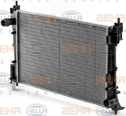 Hella 8MK 376 900-121 Радіатор охолодження двигуна 8MK376900121: Приваблива ціна - Купити в Україні на EXIST.UA!