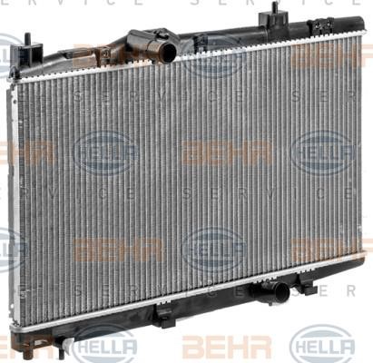 Радіатор охолодження двигуна Hella 8MK 376 900-341
