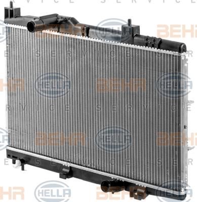 Hella 8MK 376 900-341 Радіатор охолодження двигуна 8MK376900341: Приваблива ціна - Купити в Україні на EXIST.UA!