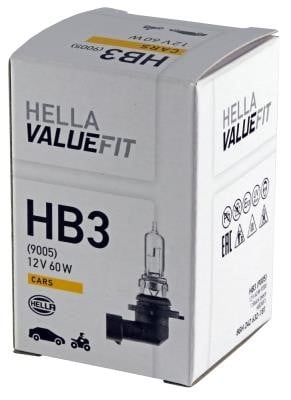 Hella 8GH 242 632-181 Лампа галогенна 12В HB3 60Вт 8GH242632181: Купити в Україні - Добра ціна на EXIST.UA!