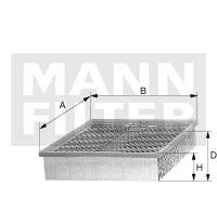 Mann-Filter C 35 104 Повітряний фільтр C35104: Купити в Україні - Добра ціна на EXIST.UA!