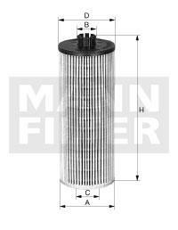 Mann-Filter HU 712 X Фільтр масляний HU712X: Купити в Україні - Добра ціна на EXIST.UA!