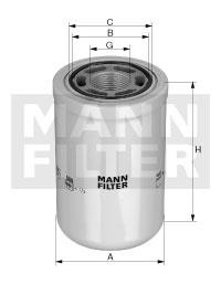 Mann-Filter WH 722 Фільтр гідравлічний WH722: Купити в Україні - Добра ціна на EXIST.UA!