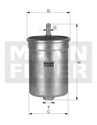 Mann-Filter WK 56/3 Фільтр палива WK563: Купити в Україні - Добра ціна на EXIST.UA!