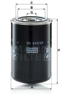 Mann-Filter WD 940/22 Фільтр WD94022: Купити в Україні - Добра ціна на EXIST.UA!