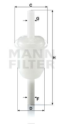 Mann-Filter WK 31/4 (10) Фільтр палива WK31410: Купити в Україні - Добра ціна на EXIST.UA!