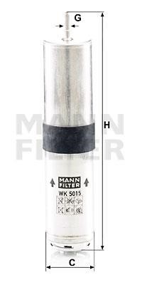 Mann-Filter WK 5015 Z Фільтр палива WK5015Z: Приваблива ціна - Купити в Україні на EXIST.UA!