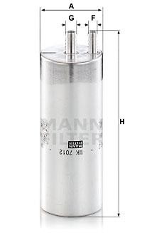 Mann-Filter WK 7012 Фільтр палива WK7012: Купити в Україні - Добра ціна на EXIST.UA!