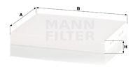 Mann-Filter CU 24 024 Фільтр салону CU24024: Купити в Україні - Добра ціна на EXIST.UA!