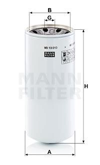 Mann-Filter WD 13 010-2 X Фільтр WD130102X: Купити в Україні - Добра ціна на EXIST.UA!