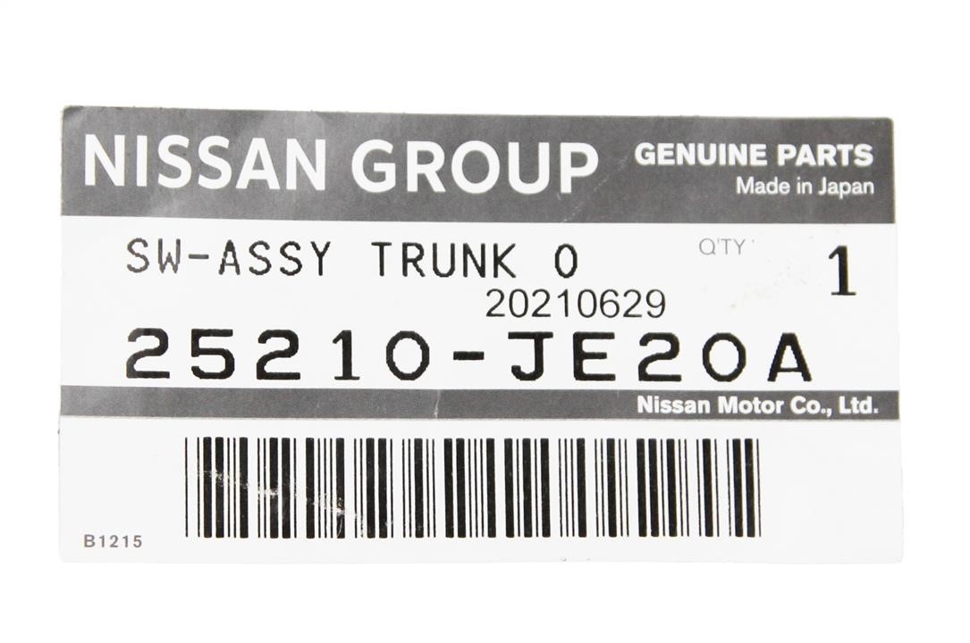 Купити Nissan 25210-JE20A за низькою ціною в Україні!