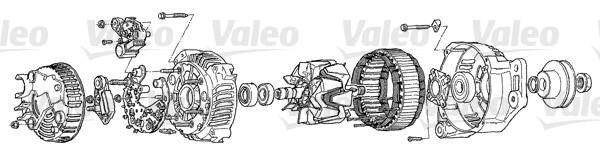 Valeo A13VI52 Генератор A13VI52: Приваблива ціна - Купити в Україні на EXIST.UA!