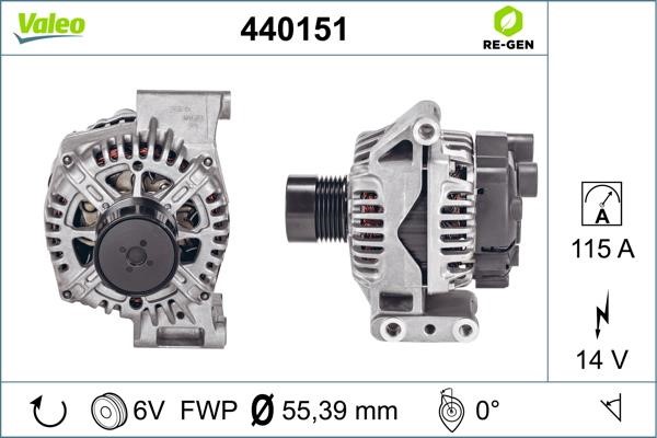 440151 Valeo Генератор