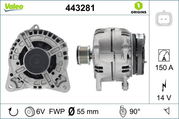 443281 Valeo Генератор