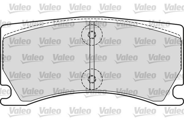 Valeo 601660 Гальмівні колодки передні, комплект 601660: Купити в Україні - Добра ціна на EXIST.UA!