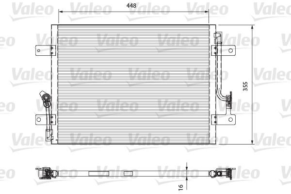 Valeo 818066 Радіатор кондиціонера (Конденсатор) 818066: Купити в Україні - Добра ціна на EXIST.UA!
