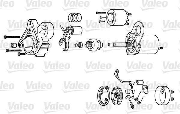 D6RA55 Valeo Стартер