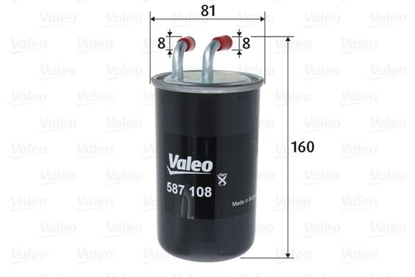 Valeo 587108 Фільтр палива 587108: Приваблива ціна - Купити в Україні на EXIST.UA!