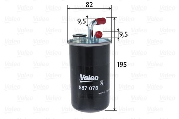 Valeo 587078 Фільтр палива 587078: Купити в Україні - Добра ціна на EXIST.UA!